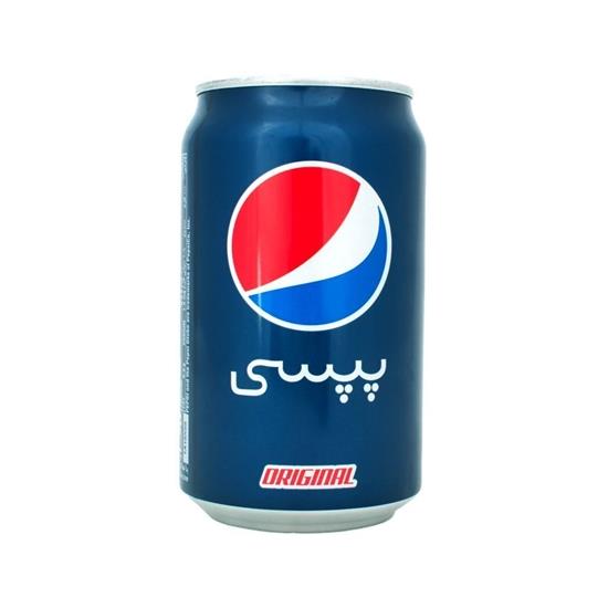 نوشابه قوطی 330 میلی لیتری Pepsi